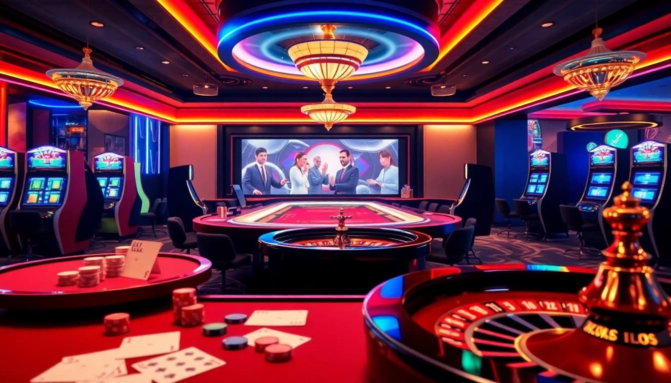 Vivez l'excitation du casino en ligne avec des machines à sous vibrantes et des tables de poker captivantes.