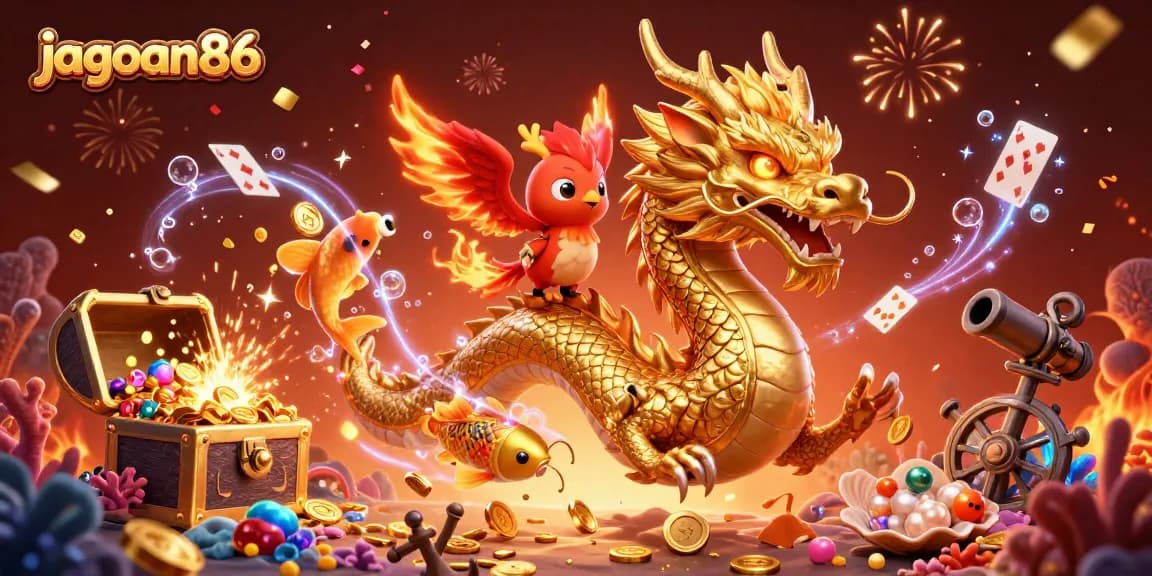 Experience epic wins with jagoan86 as the majestic dragon and fiery phoenix ignite your gaming journey!