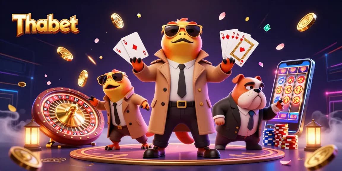 Experience the thrill of winning at Thabet Casino with vibrant games and dynamic visuals!