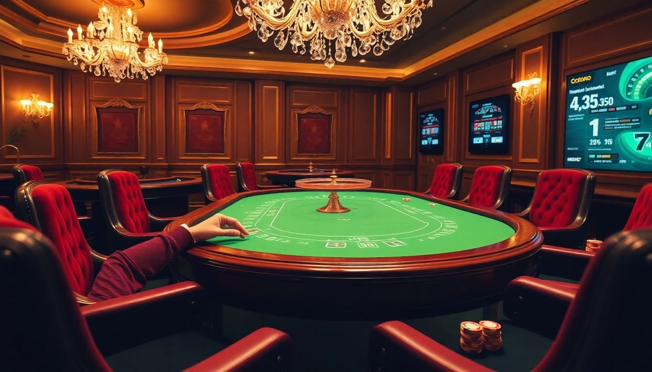Poker players engaged in a thrilling game at GO 99 casino, where fortunes can change with each hand.