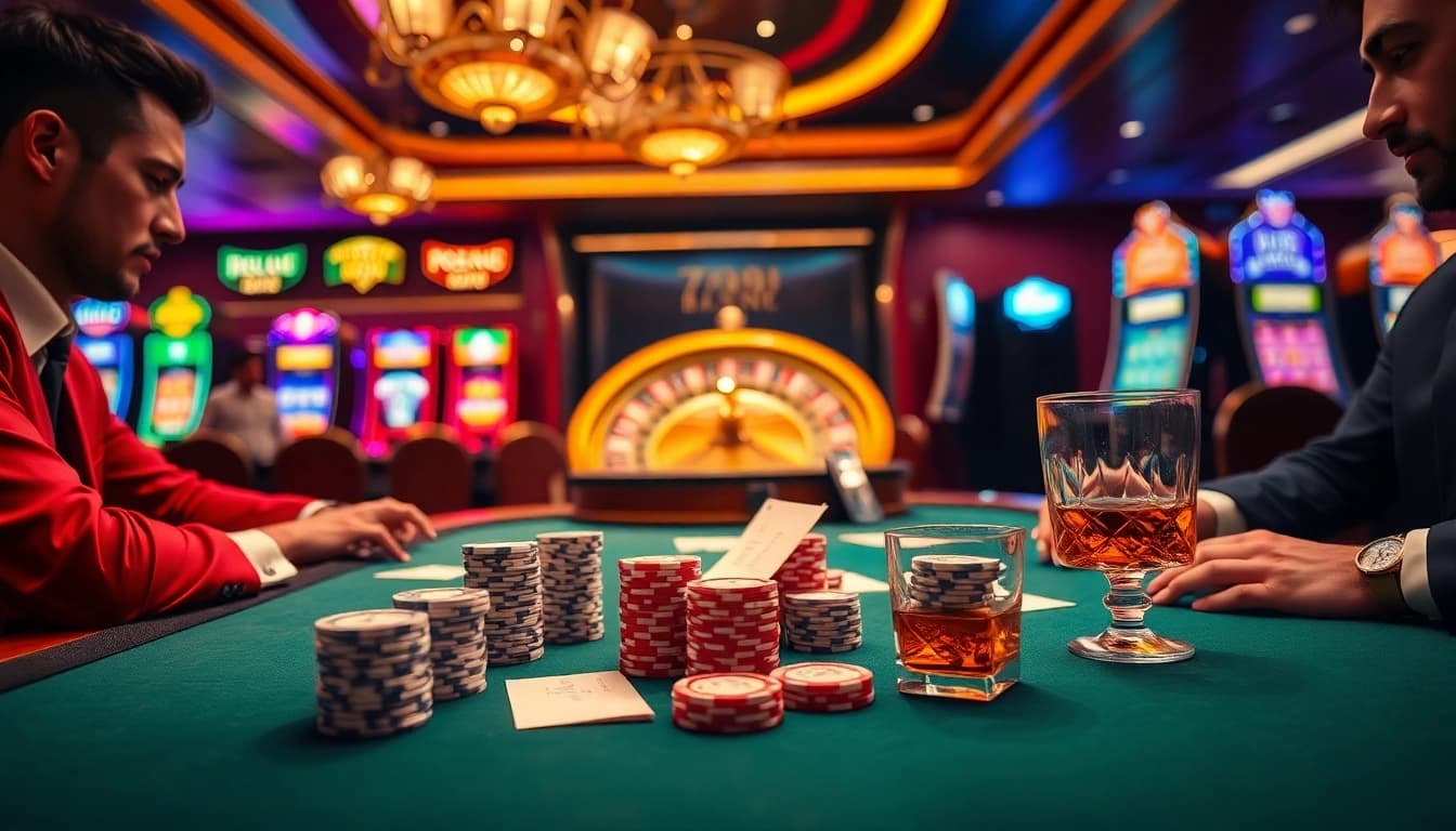 Experience the excitement of gambling at https://789f.living/ with a vibrant poker game scene.
