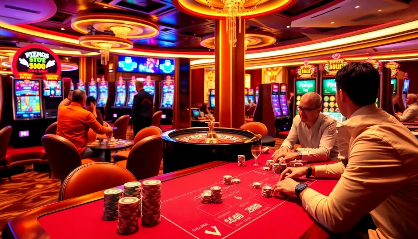 Experience the thrill of poker at https://www.bdtk66.blog/ with vibrant chips and a spinning roulette.