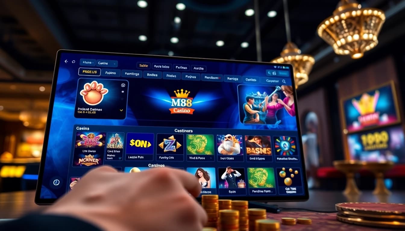 Discover the advanced MM88 online casino platform featuring vibrant gaming options.