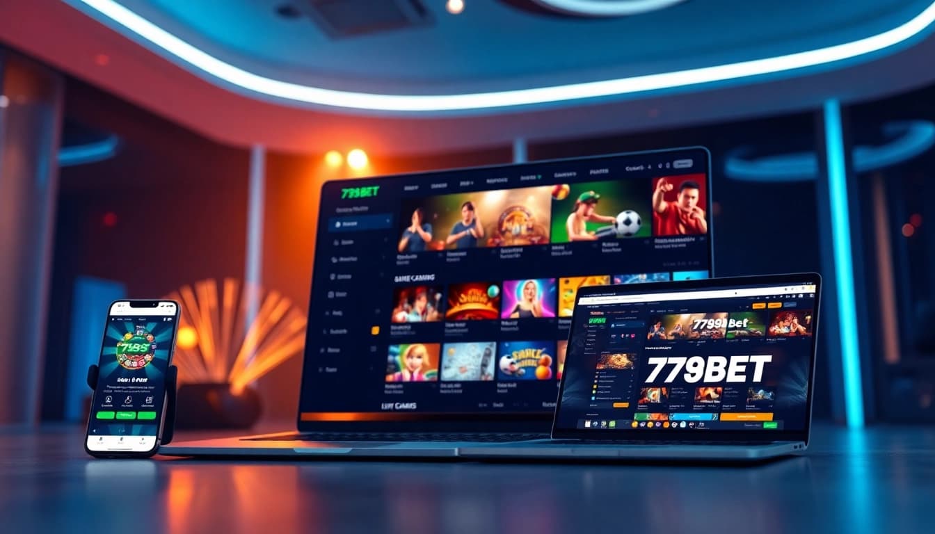 Engaging interface of 789bet link mới showcasing online gambling games.