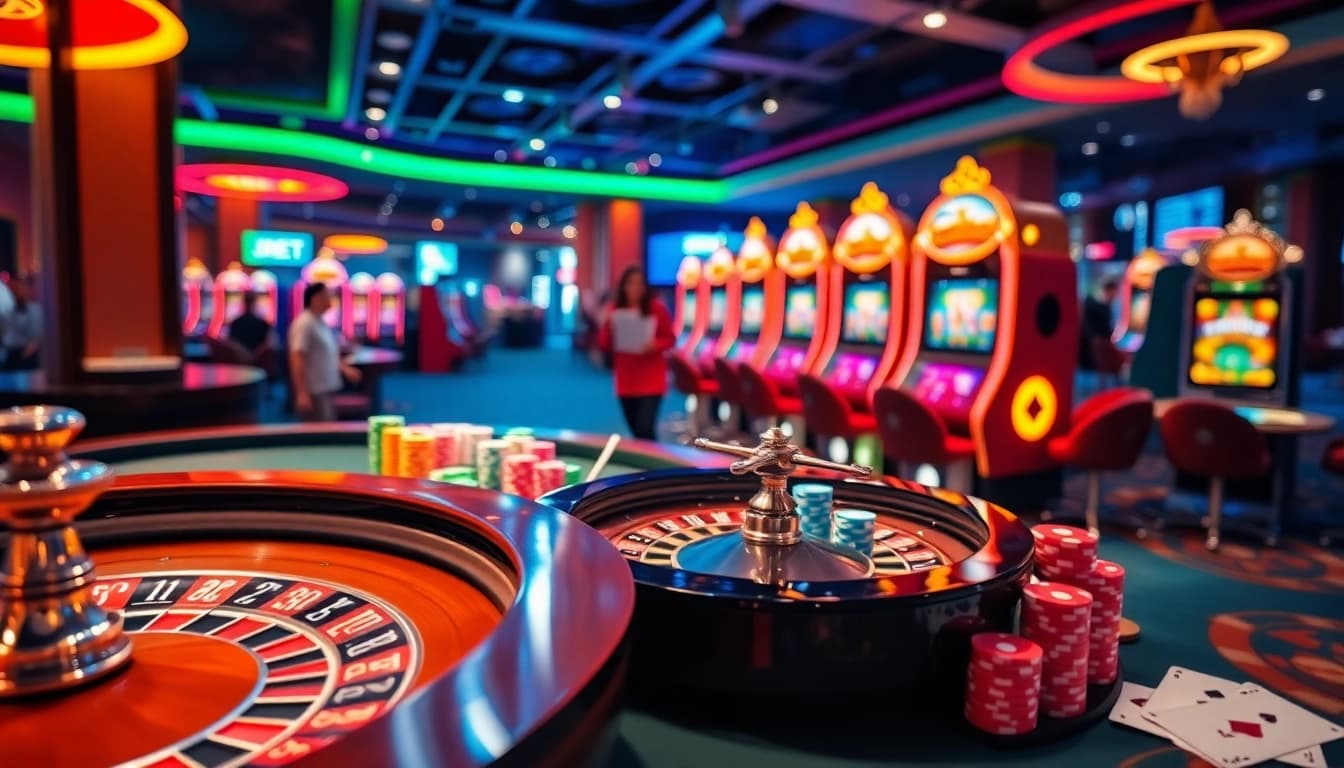 SBOBET online betting interface with vibrant casino elements, showcasing excitement and luxury.