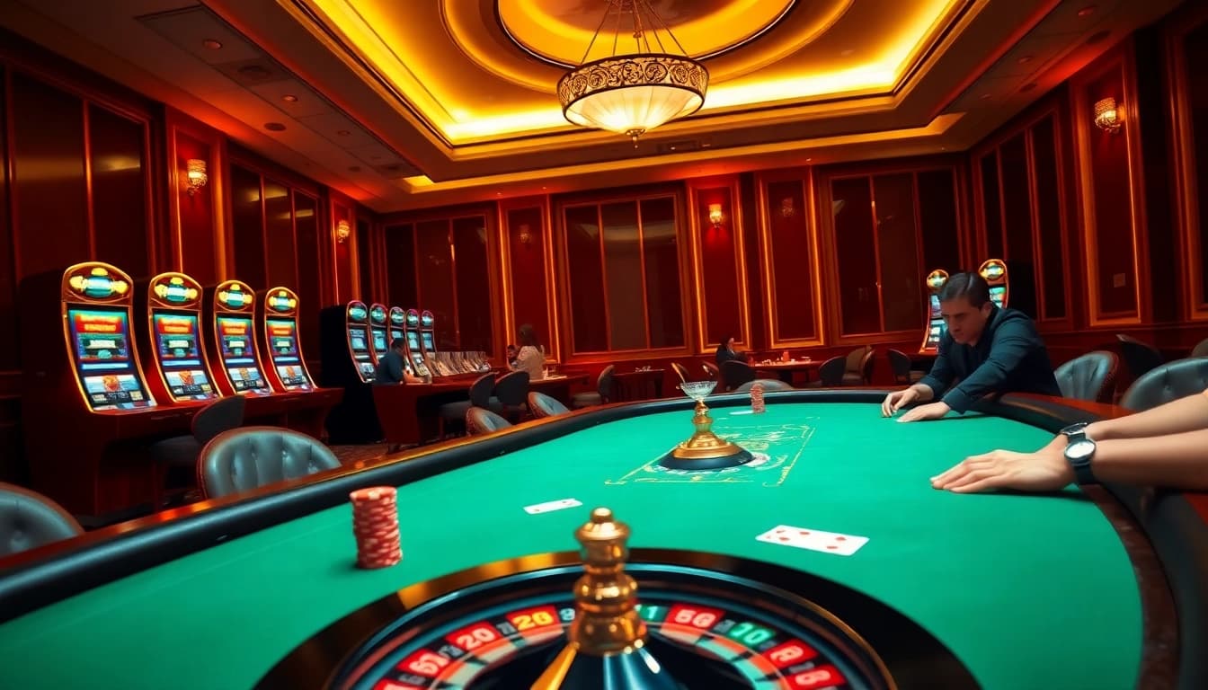 Experience the thrill of gaming at https://go88.fast/ with live poker, vibrant slot machines, and an elegant casino atmosphere.