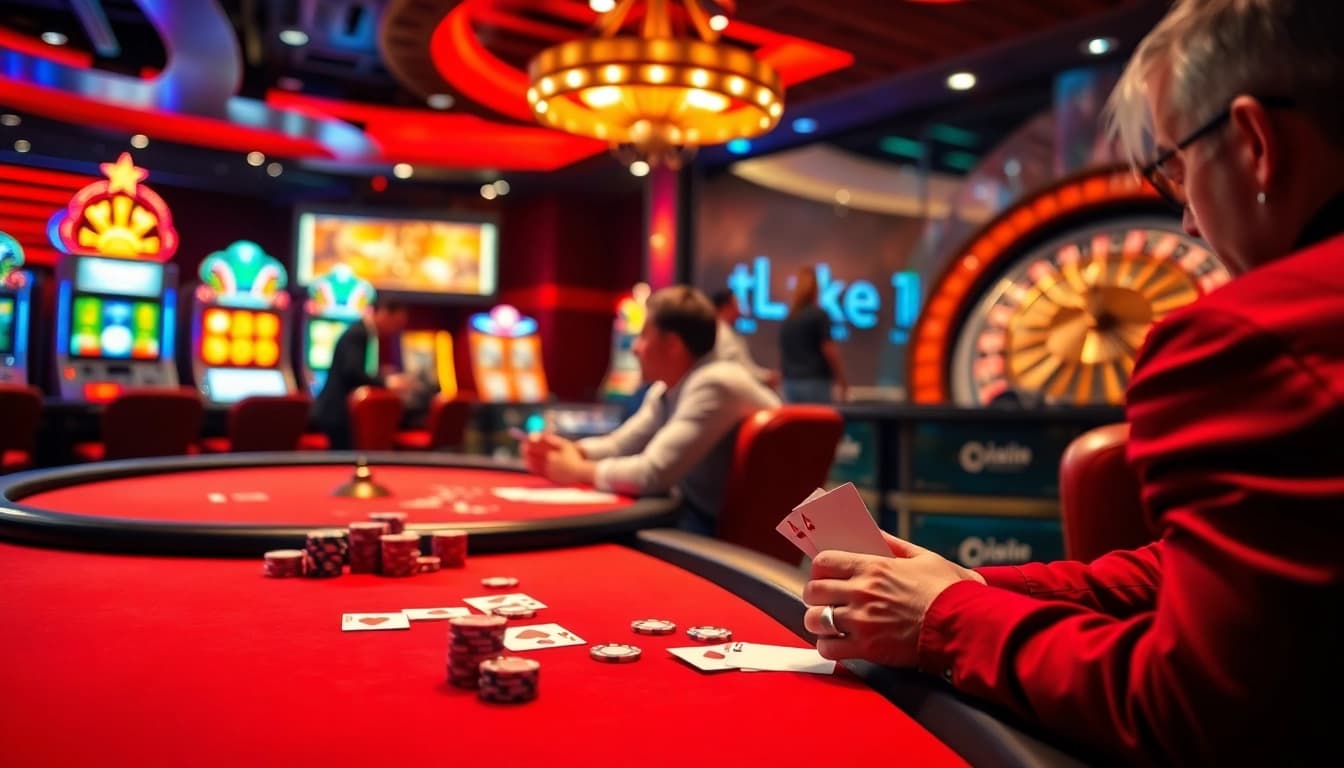 Experience the thrill of winning at thabet casino with intense poker action and vibrant gaming.