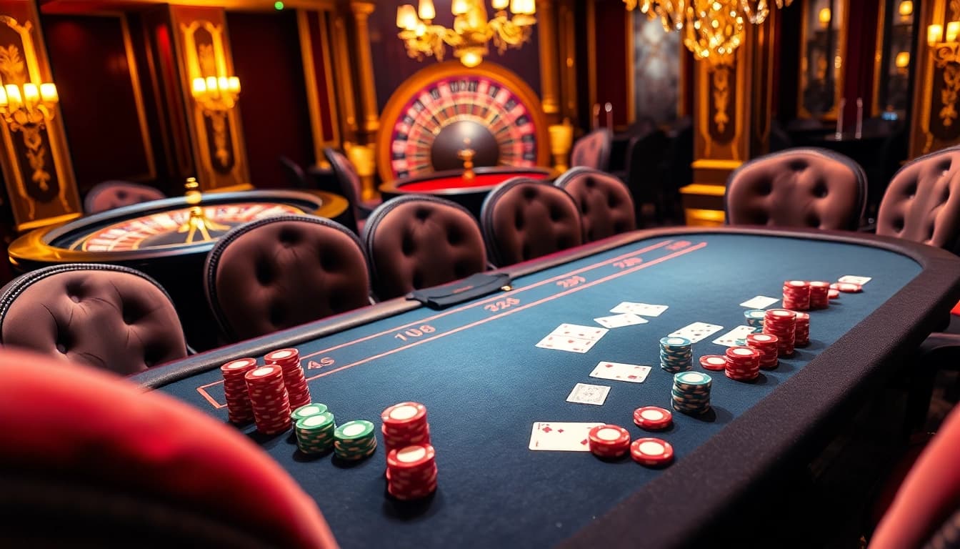 Gamble professionally at https://gg88.gold/ with an exciting poker scene featuring colorful chips and cards.