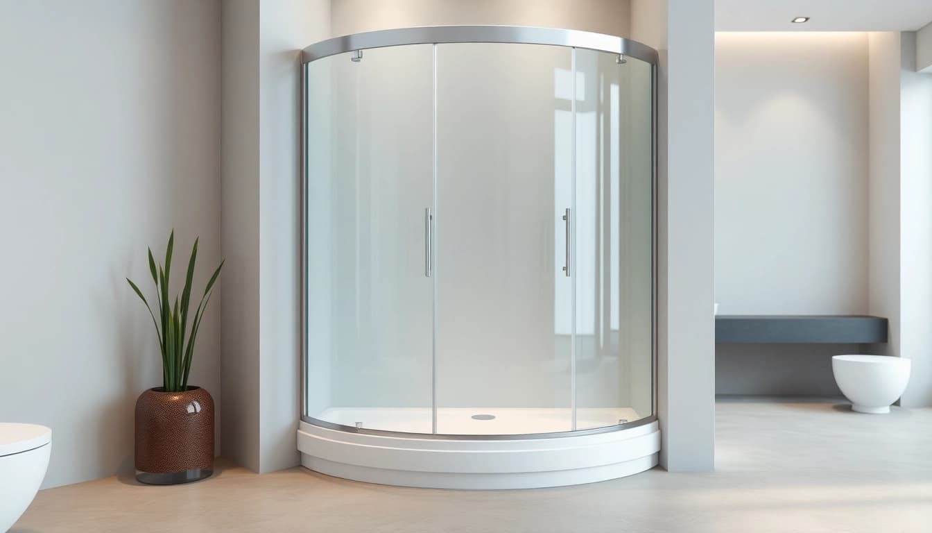 Entdecken Sie die elegante sonni Duschkabine in einem modernen Badezimmer, die Stil und Funktionalität vereint.