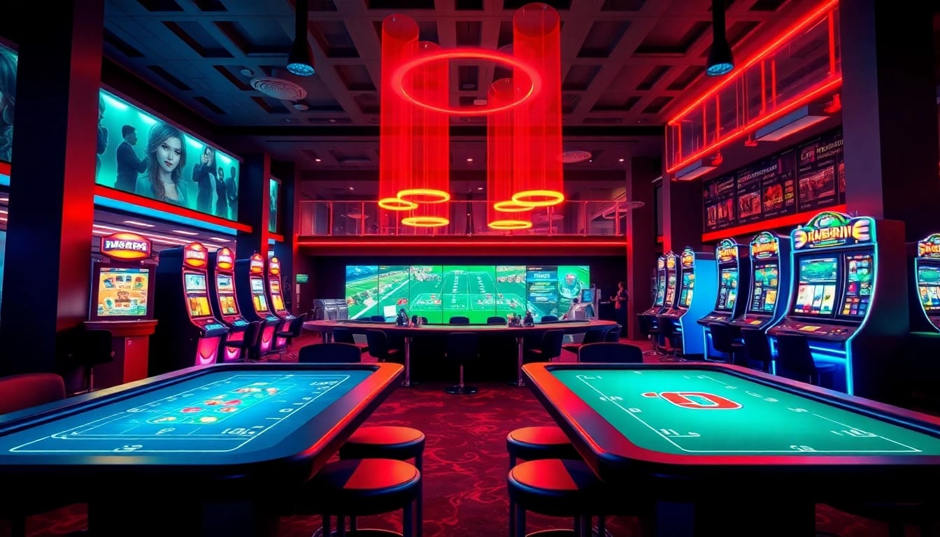 Engaging online gaming experience at 6623 la ✔ featuring vibrant casino environments and sleek interfaces.