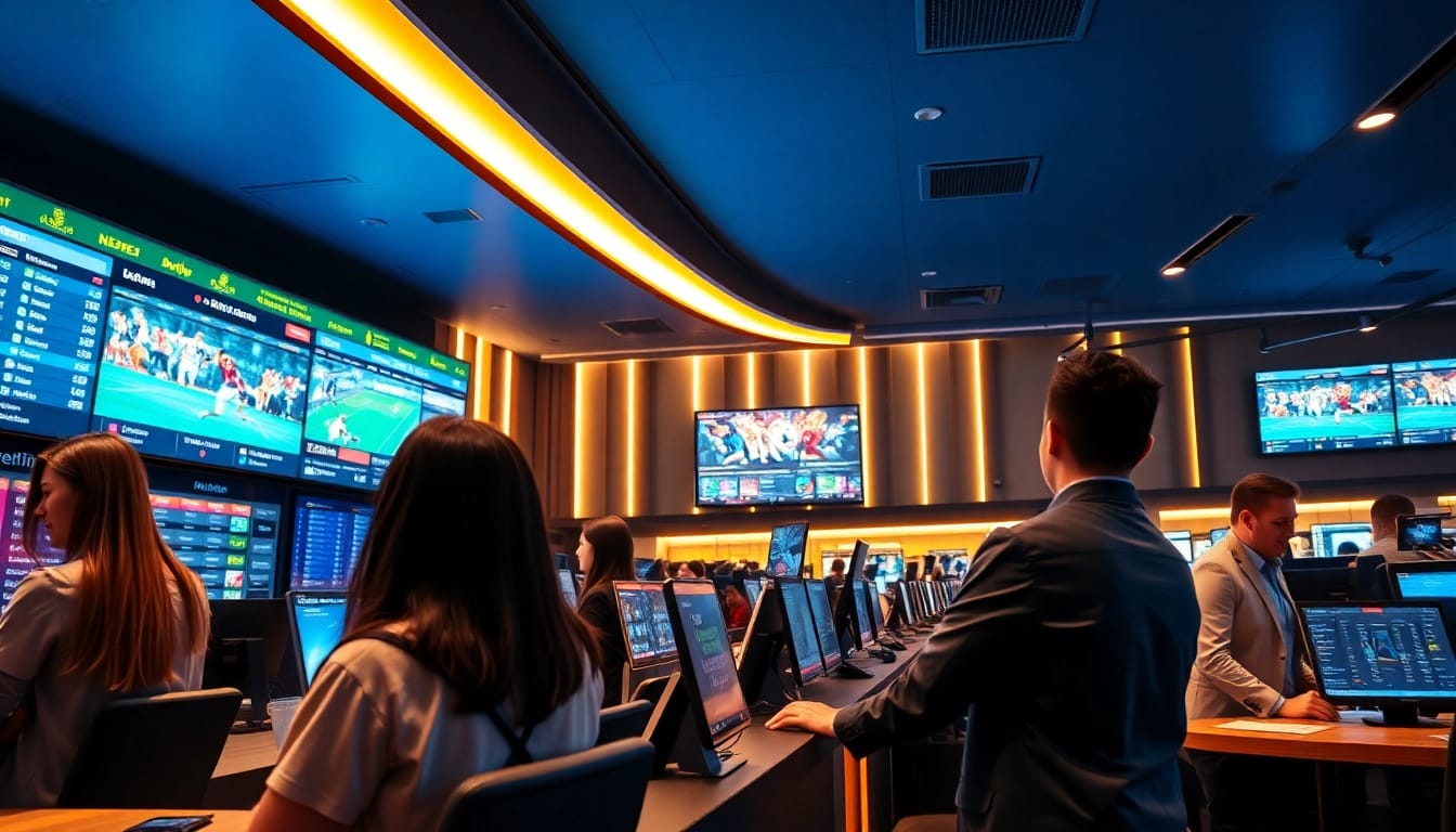 Engaging betting environment at 슈어맨 promoting a secure online gambling experience.