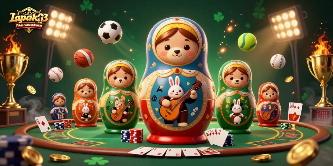 Join the excitement at Lapak303 Poker Online Indonesia, featuring vibrant poker action and thrilling casino elements.