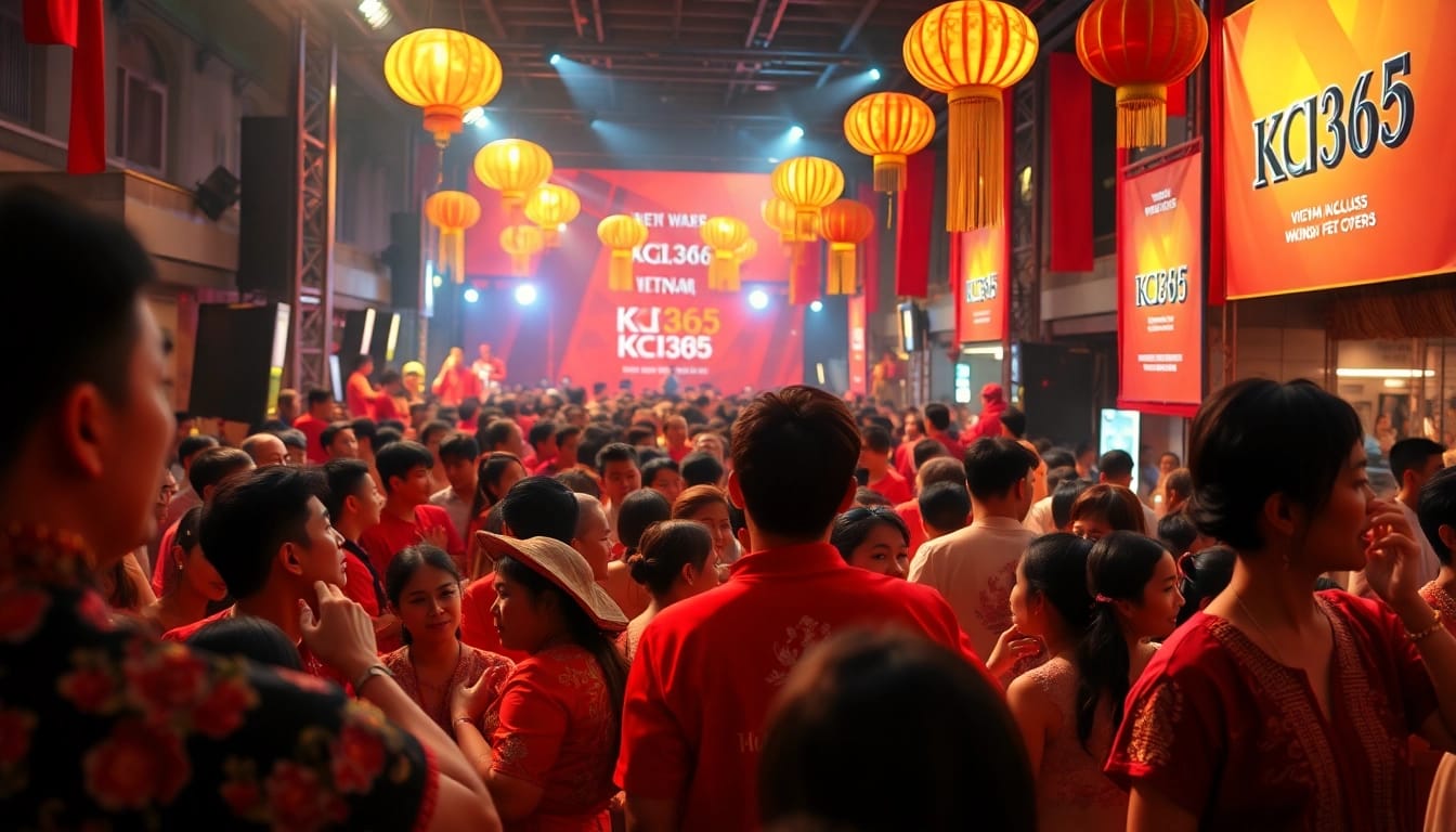 Vibrant entertainment scene showcasing diverse cultural performances by KJC365 in Vietnam.
