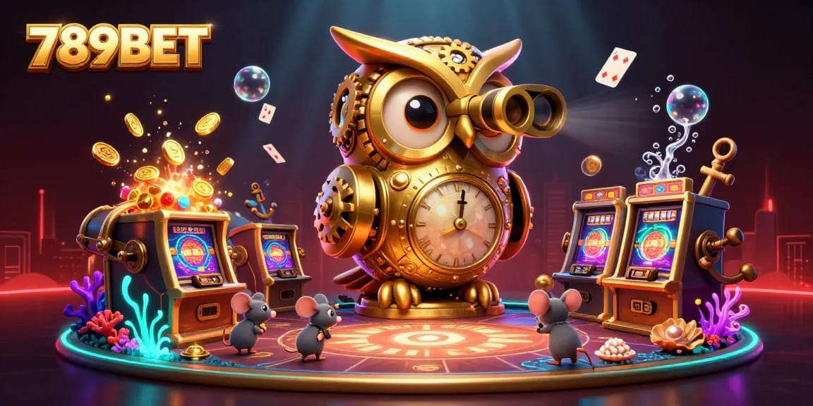 Explore the thrilling world of 789BET in this vibrant digital casino illustration featuring dynamic characters.