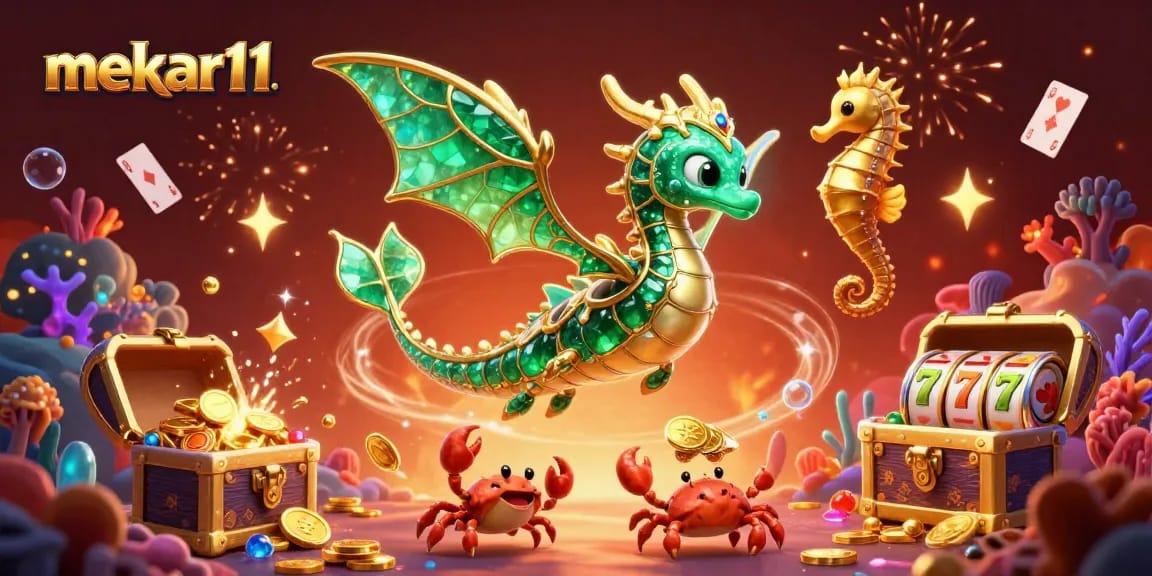 Experience thrilling wins at mekar11 with vibrant slot reels and underwater treasure galore!
