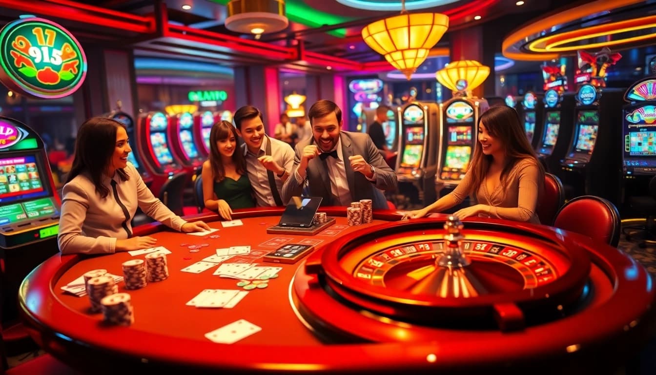 Engage in the thrilling world of gambling at https://tr88vip.co.com/ with a vibrant casino scene.