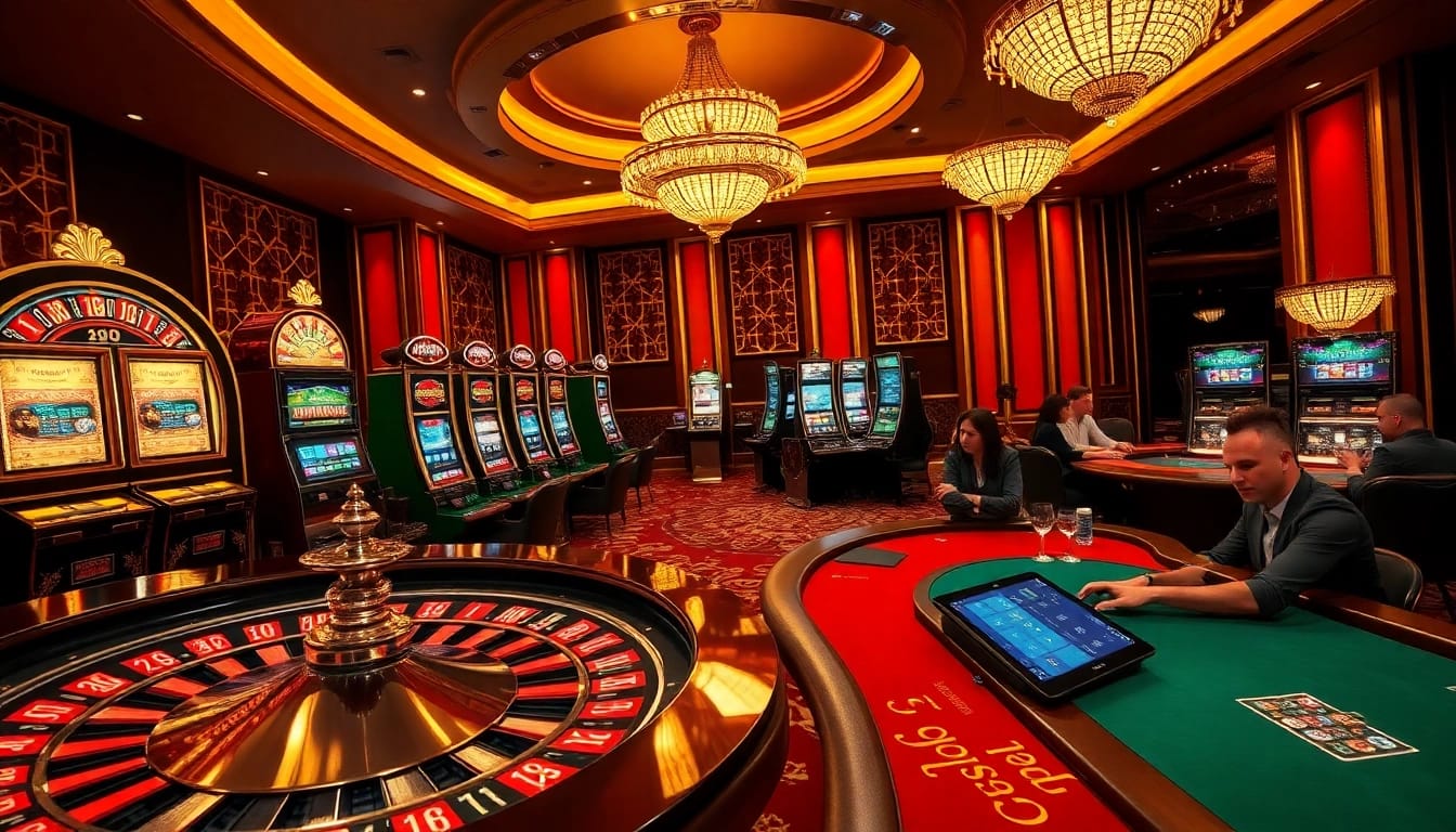Experience the excitement of SumClub with high-stakes gambling at a luxurious casino featuring roulette and slots.