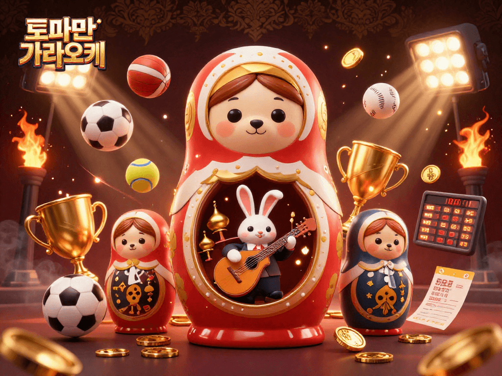 도파민 가라오케에서 즐기는 다양한 카지노 룸과 캐릭터들의 다채로운 모습