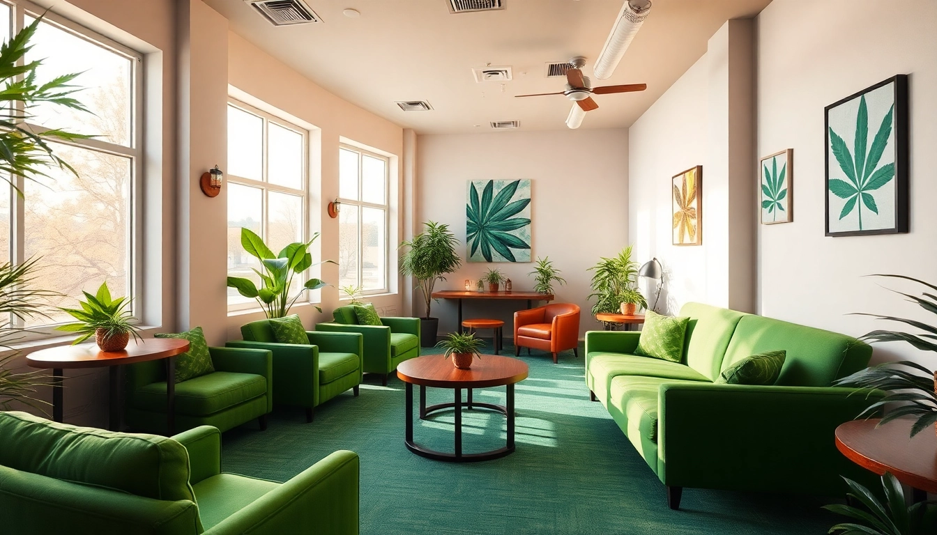 Erleben Sie die entspannende Atmosphäre im Weed Club Lloret De Mar mit stilvollem Interieur.