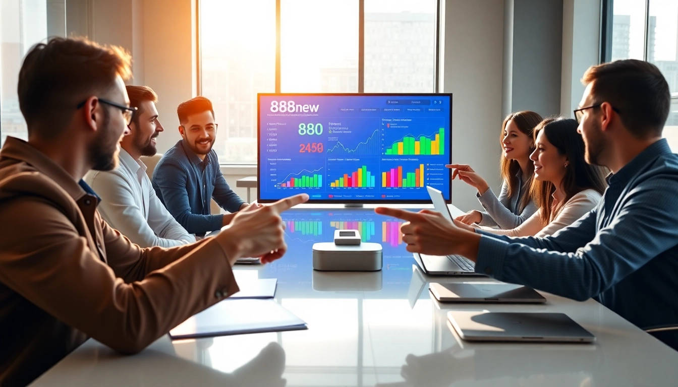 Analyze marketing strategies for 888new in a collaborative team setting.
