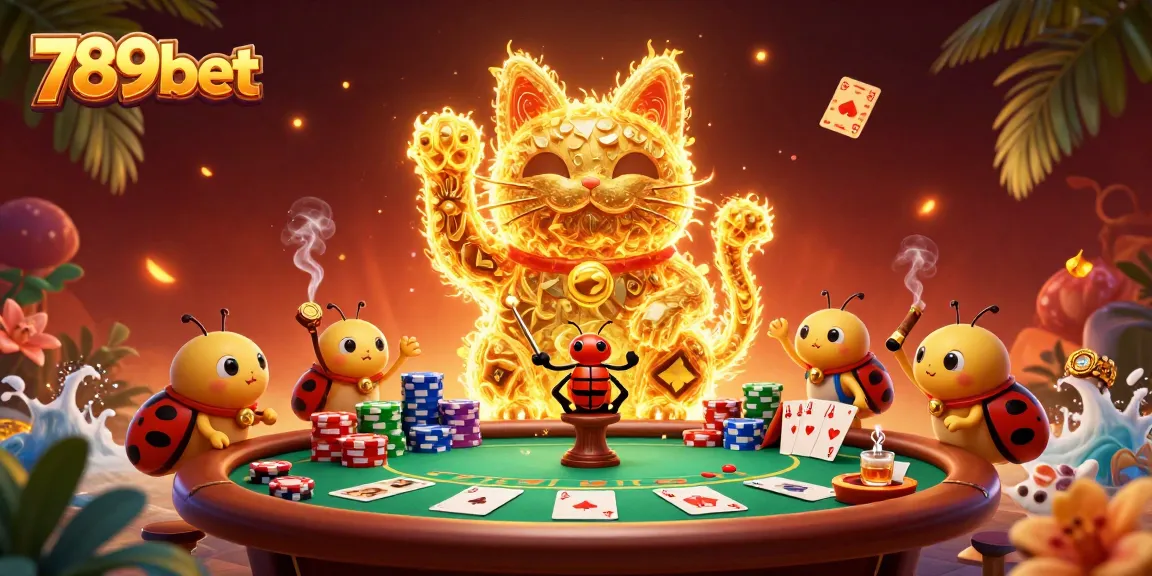 789bet tạo trải nghiệm cá cược với cát vàng và những chú đom đóm trong không gian sòng bài đầy màu sắc.