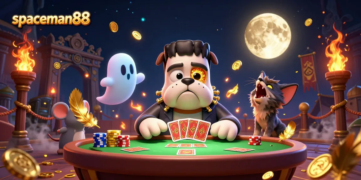 Experience the thrilling action at spaceman88 slots with dynamic characters and golden elements.