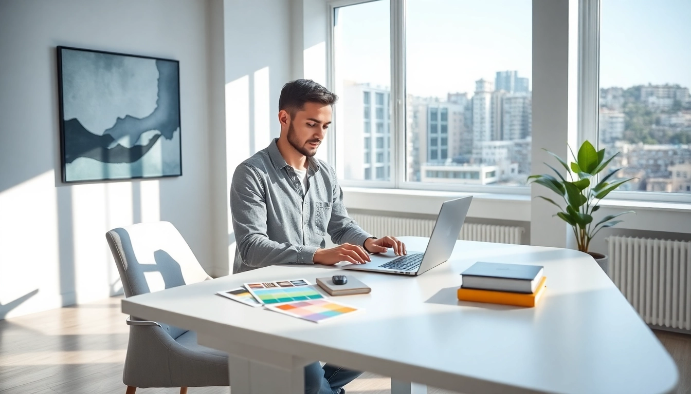 Using an image to prompt tool in a modern office, showcasing innovation and creativity.