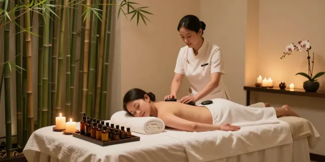 다낭 KTV의 근사한 스파 치료 환경, 편안한 마사지와 함께 여유로운 분위기 제공