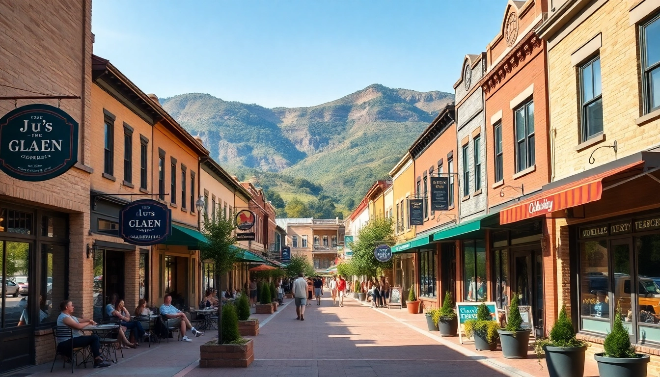 Experience the vibrant atmosphere of Clarksburg's historic downtown with charming shops and local cafes.