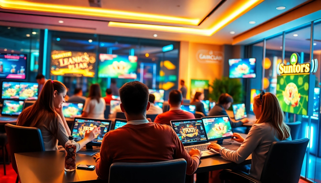 MM88 online gaming platform featuring diverse players and devices.