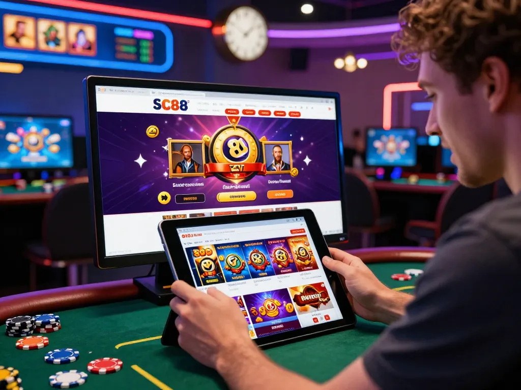 Explore link chính thức SC88 while enjoying the excitement of online gaming with vibrant visuals and engaging user interface.