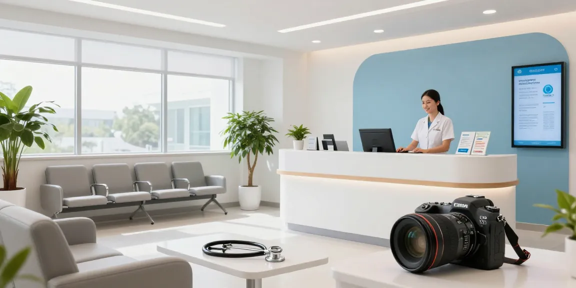 Self-employed health insurance services in a modern healthcare clinic environment, offering patient care and compassionate medical consultations.