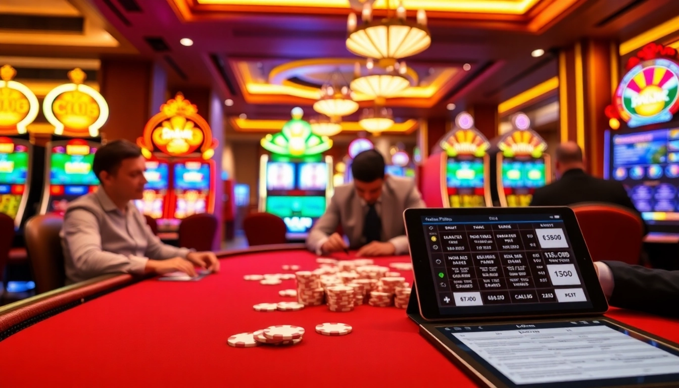 Experience the excitement of gaming at u888 page with engaging tables and vibrant slot machines.