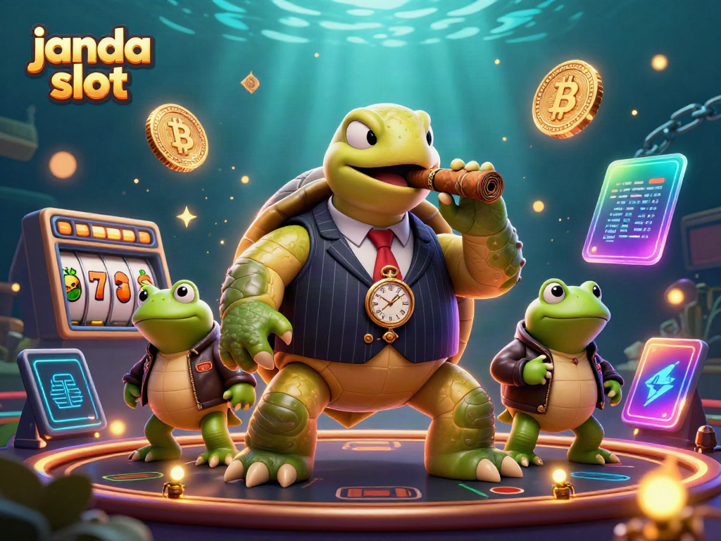 Menyelaraskan strategi janda slot dengan karakter kartun 3D yang unik untuk permainan kasino online.