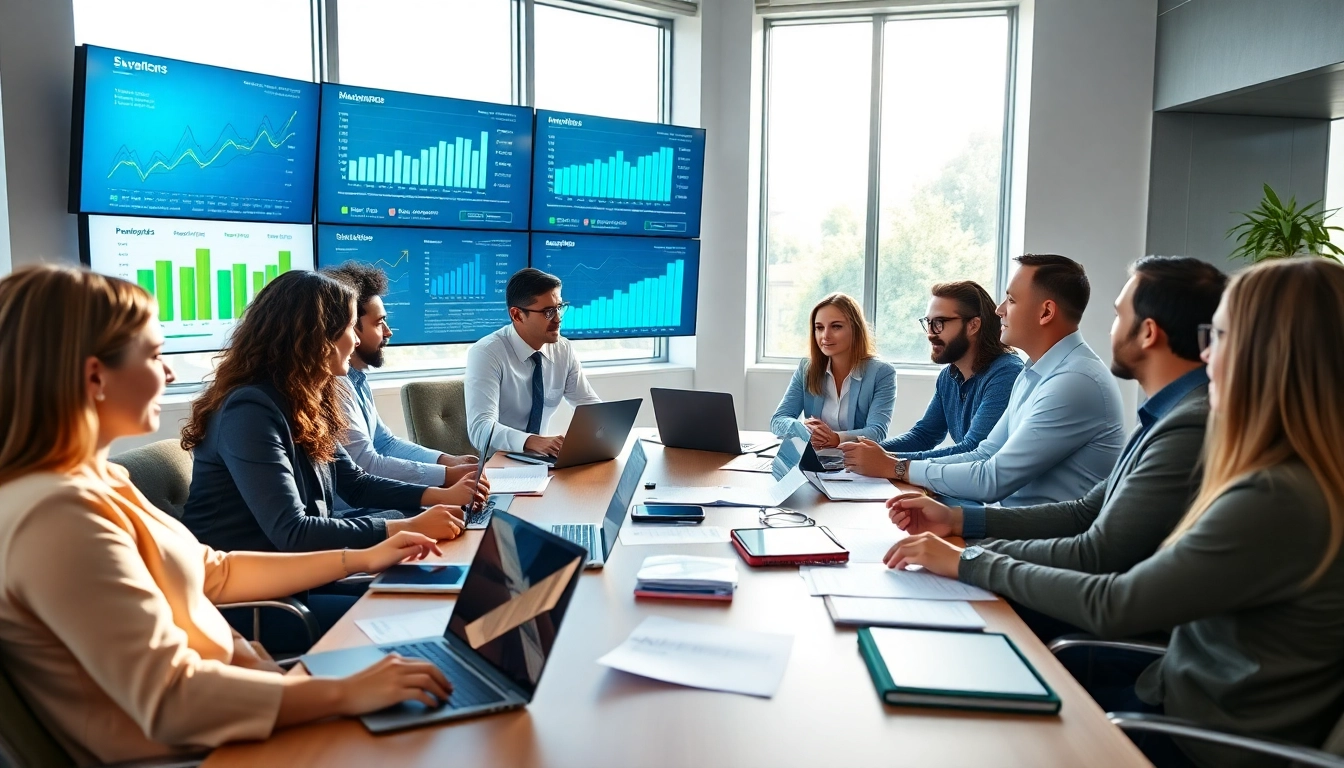 Enhance your digital marketing with insights from https://uu88.how/ during a strategic team meeting.