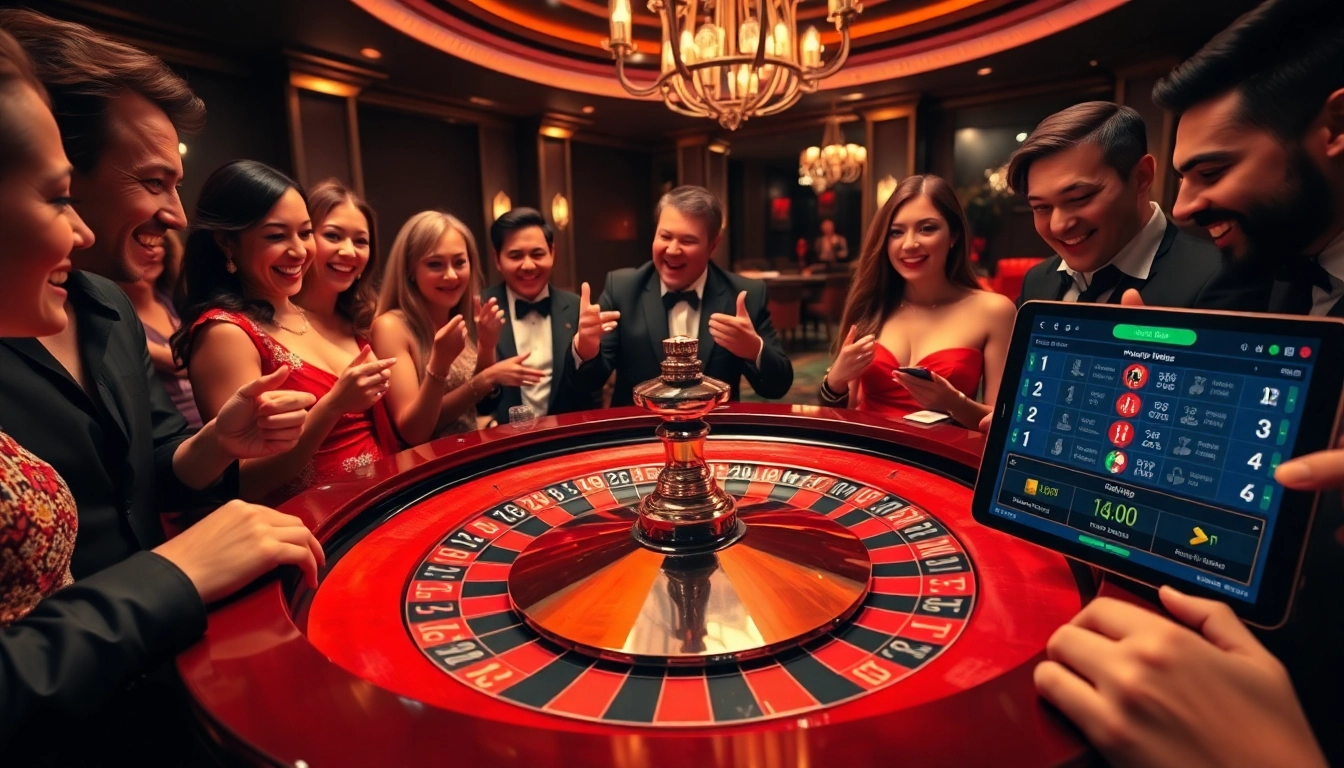 Engage in a thrilling game at the roulette table with elements from https://x88.tours/ enhancing the gambling atmosphere.