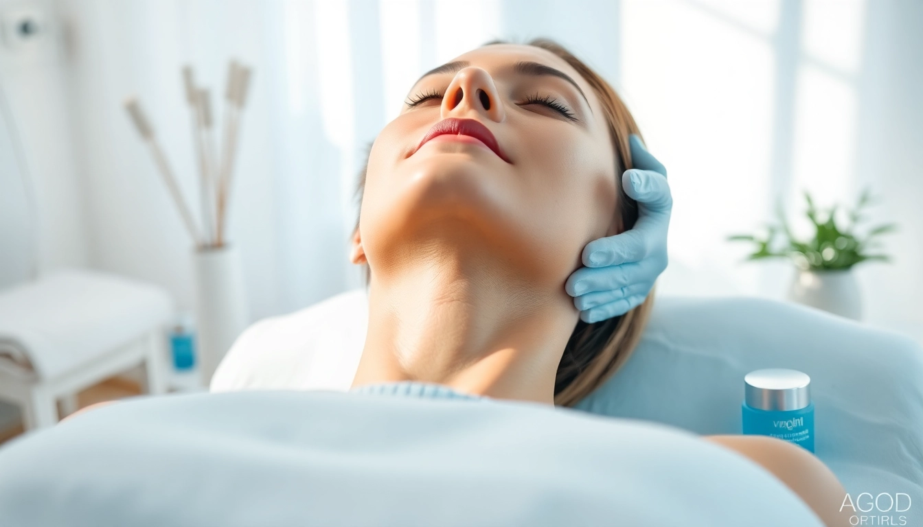 How to tighten neck skin with a soothing massage in a tranquil beauty spa.