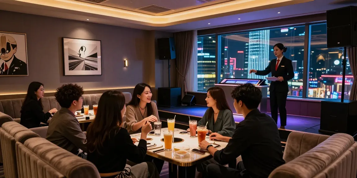 강남쩜오의 프리미엄 가라오케 공간을 보여주는 이미지, www.gugudanlounge.com/에서의 즐거운 고객 체험을 담고 있습니다.