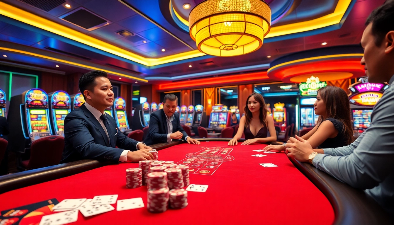 Experience the thrill of gg88 live casino gaming with a professional dealer and vibrant atmosphere.