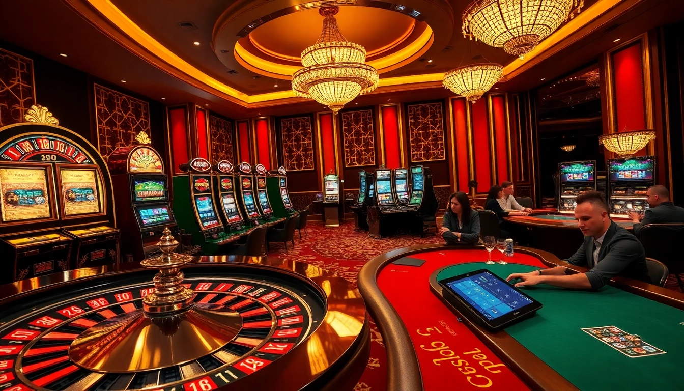 Experience the excitement of SumClub with high-stakes gambling at a luxurious casino featuring roulette and slots.