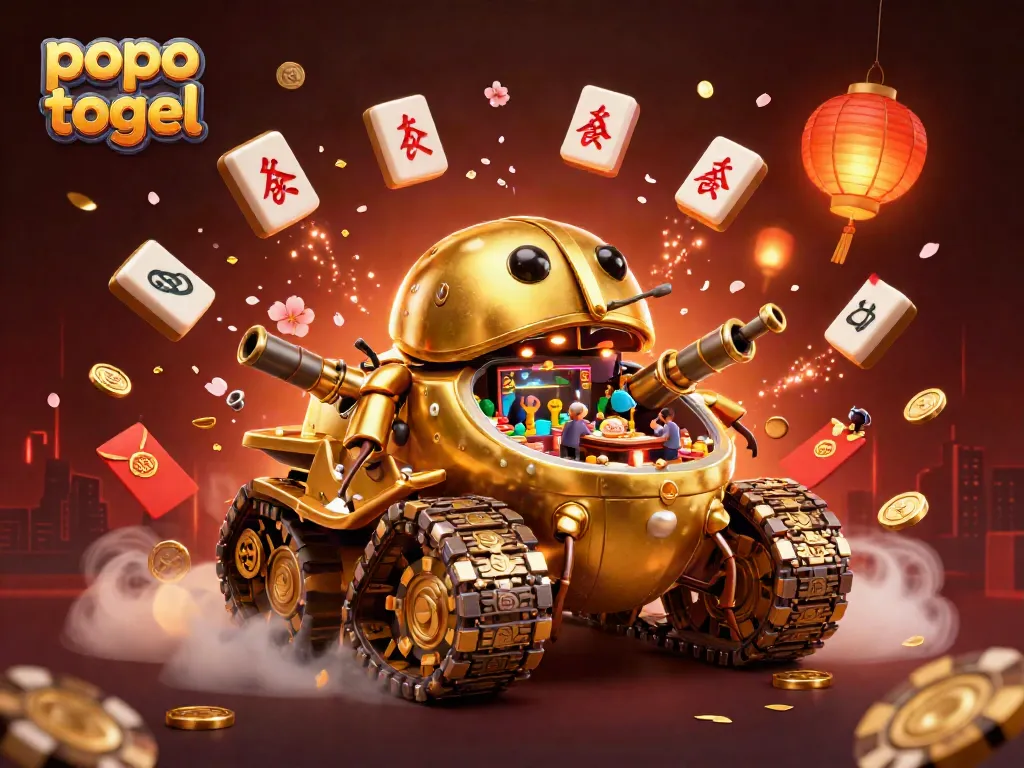 Raih kemenangan dengan popo togel dalam ilustrasi kasino 3D penuh warna yang menarik.