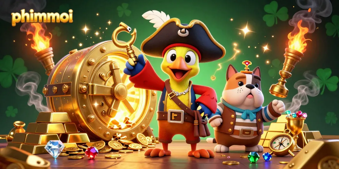 Engage with phimmoi by spinning slots among treasure-hunting pirates in this vibrant casino scene.