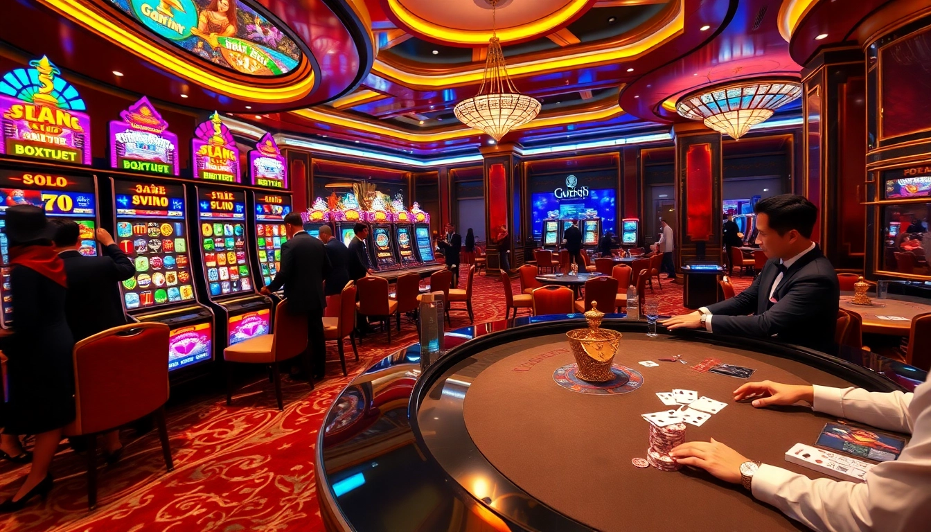 Experience the excitement of casino games at Trang Chủ Kuwin with spinning reels and vibrant betting.