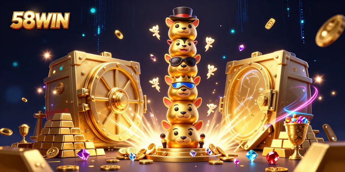 Spin to win big with 58WIN's exciting casino games featuring vibrant graphics and dynamic actions.