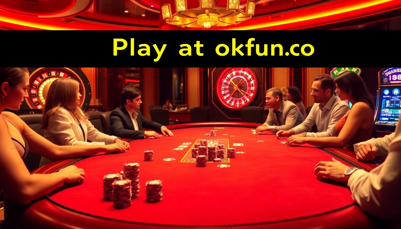 Engage with thrilling poker action and roulette excitement at okfun.com, a premier casino gaming destination.