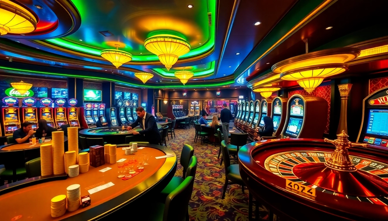 The thrilling atmosphere of gambling at https://www.6l777.vip/ showcases high-energy casino activities with players at tables.