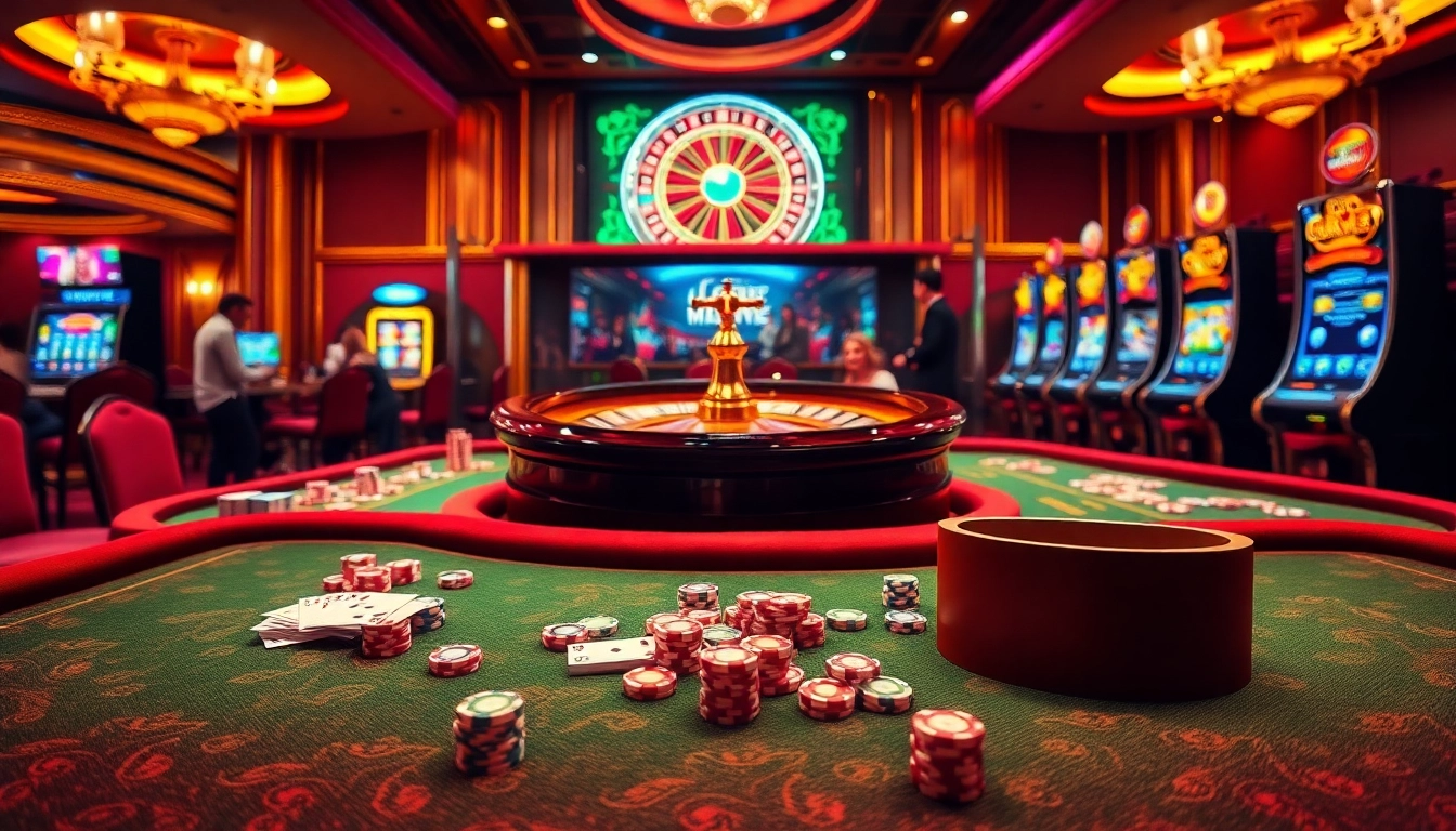 Experience thrilling gameplay at LC88's premier casino with vibrant tables and exciting action.