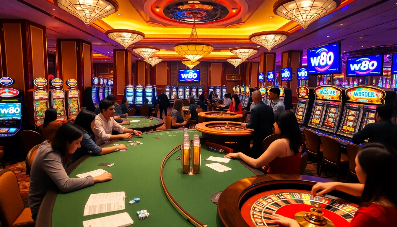 Experience the thrill of gambling with a luxurious casino atmosphere at link to w88.