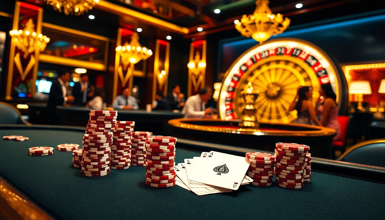 Experience the thrill of gambling at xx88com with a vibrant casino scene filled with poker action.