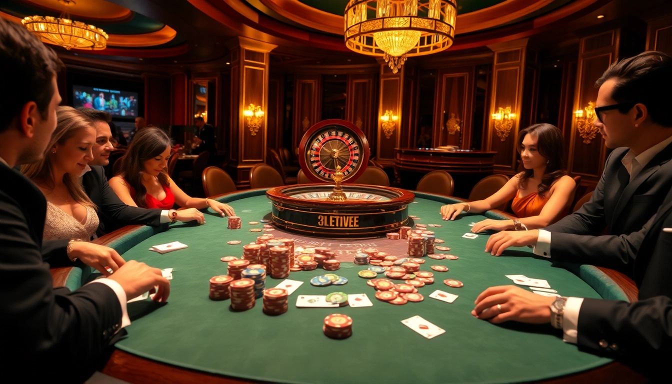 Experience thrilling poker action at https://www.6rwin55.com/ with vibrant players and luxurious casino ambiance.